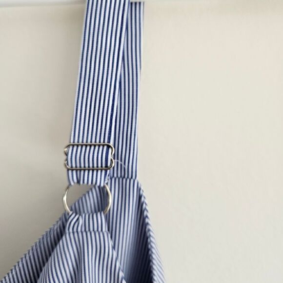 MelloDay Blue Striped Tie Back Dress - Picture 7 of 7